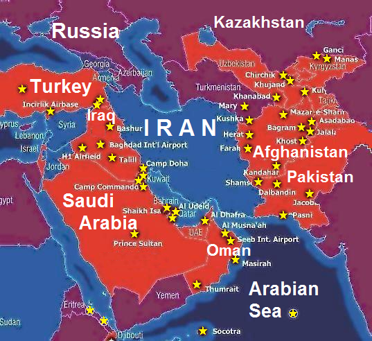 Iran has US surrounded!