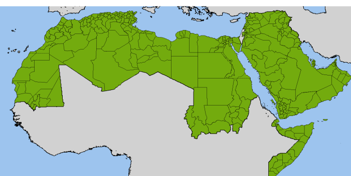 NOL map Arab world admin divisions