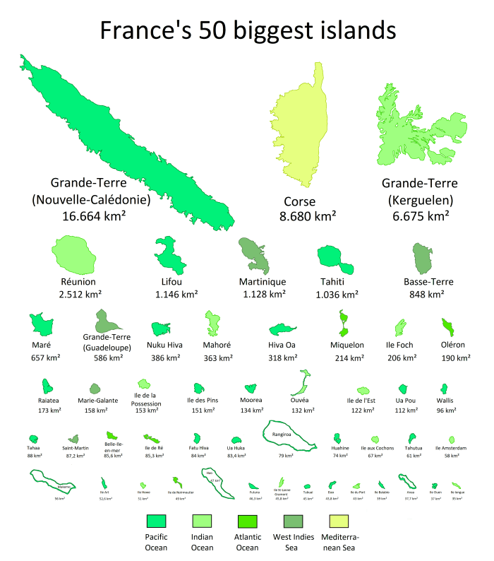 NOL French islands worldwide