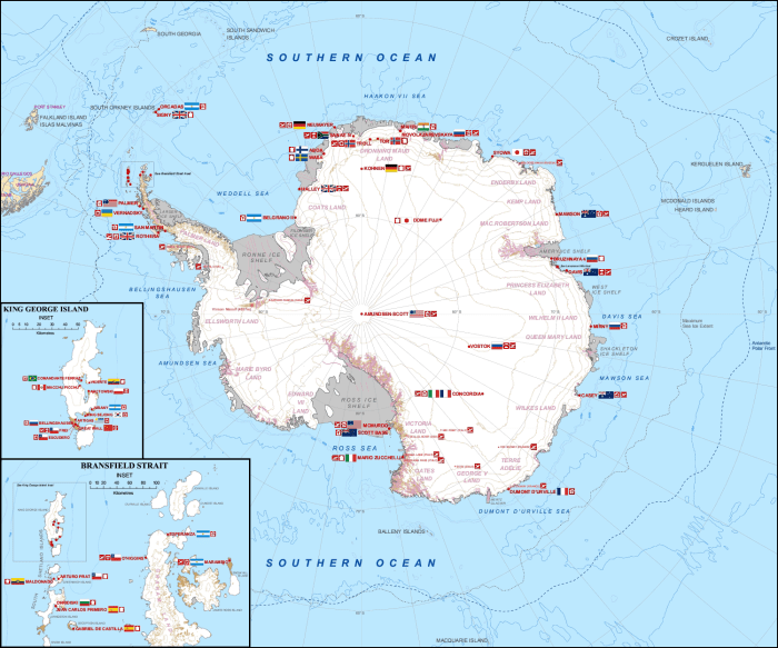 NOL map Antarctica countries
