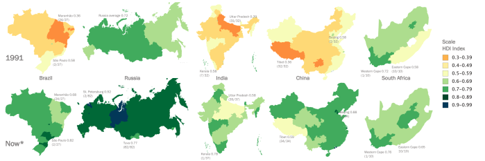 NOL map BRICS subunits