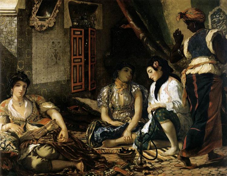 nol art delacroix the women of algiers 1834