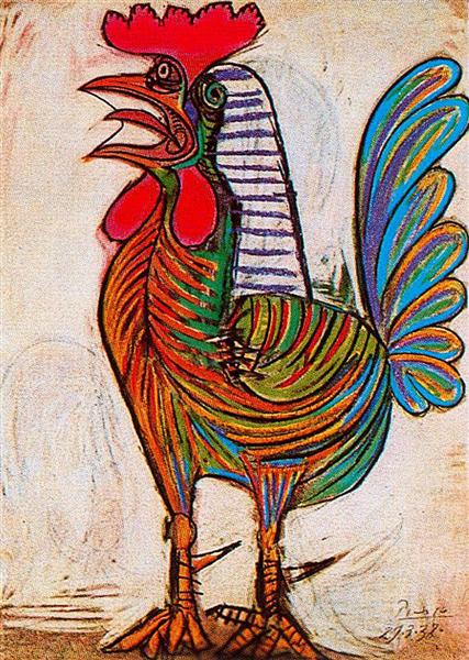 nol art picasso le coq 1938