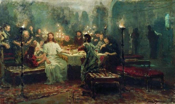 nol art repin last supper 1903