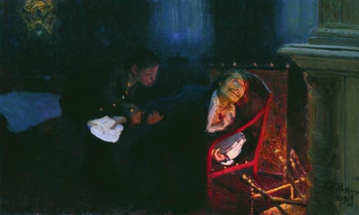 nol art repin the self immolation of gogol 1909